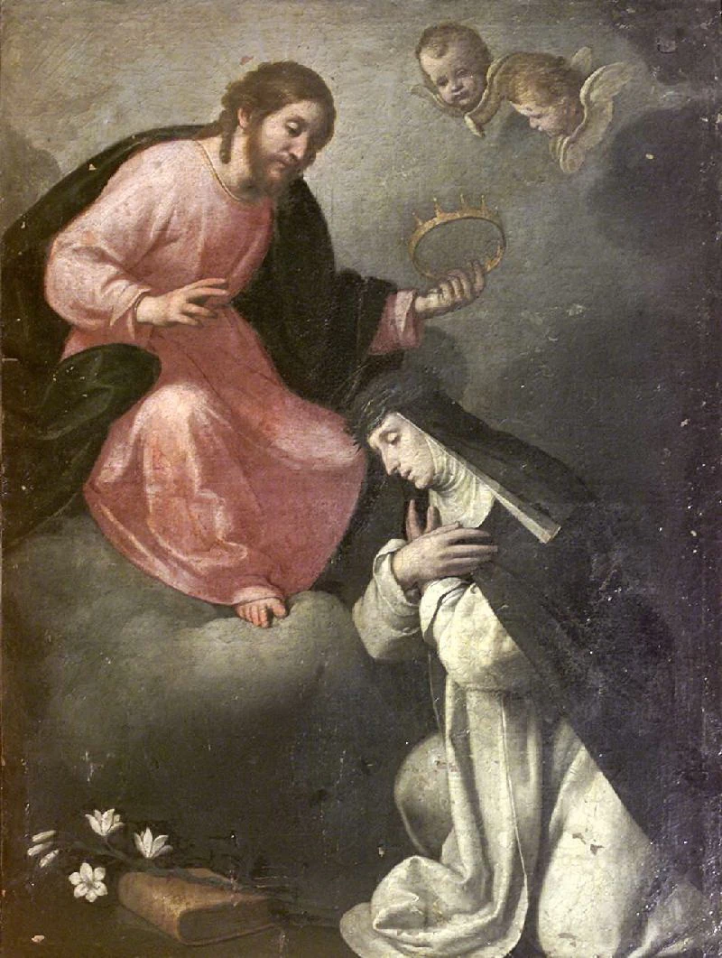 Cristo offre a Santa Caterina da Siena le due corone